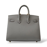 Hermes Birkin 25 Gris Meyer Veau Madame GHW