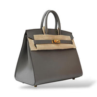 Hermes Birkin 25 Gris Meyer Veau Madame GHW