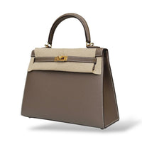 Hermes Kelly 25 Etoupe Epsom GHW