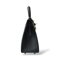 Hermès Kelly 25 Schwarz Epsom PHW