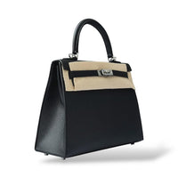 Hermès Kelly 25 Schwarz Epsom PHW